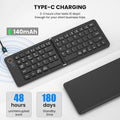 Mini Foldable Bluetooth 5.0 Keyboard with Rechargeable Battery