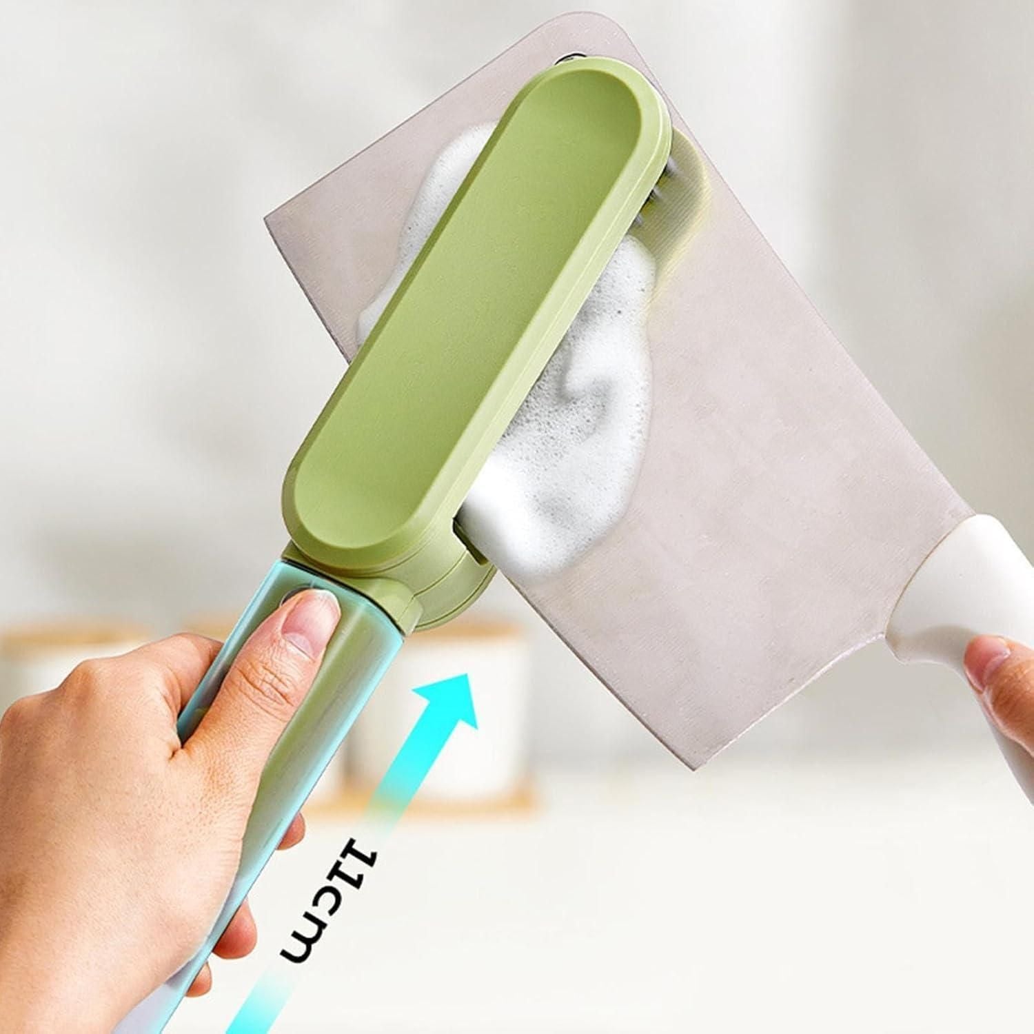 4 in 1 Double-Ended Kitchen Cutlery Cleaner Brush