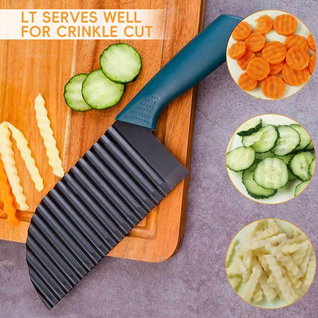 Crinkle potato cutter