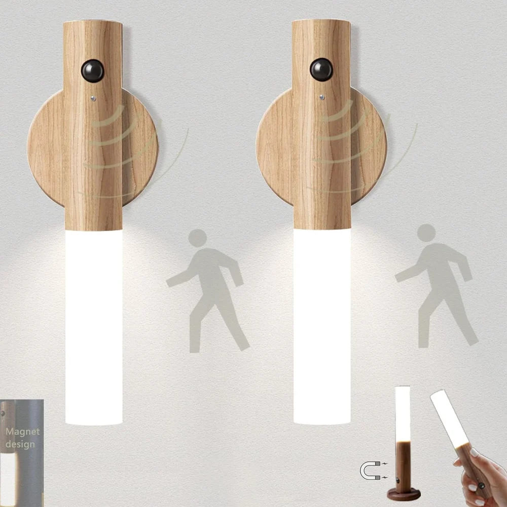 BS+Organic Glass Warm White Intelligent Magnetic Motion Sensor Light, Mounting Type: Wall Mounting