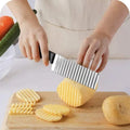 Crinkle potato cutter