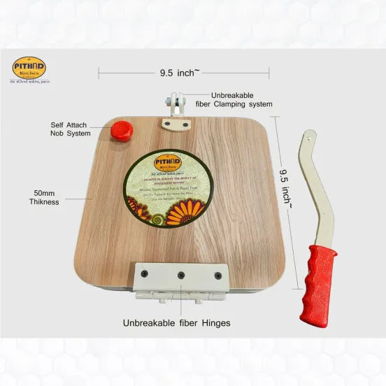 S.p Wooden Papad Puri Roti Chapati Press Machine