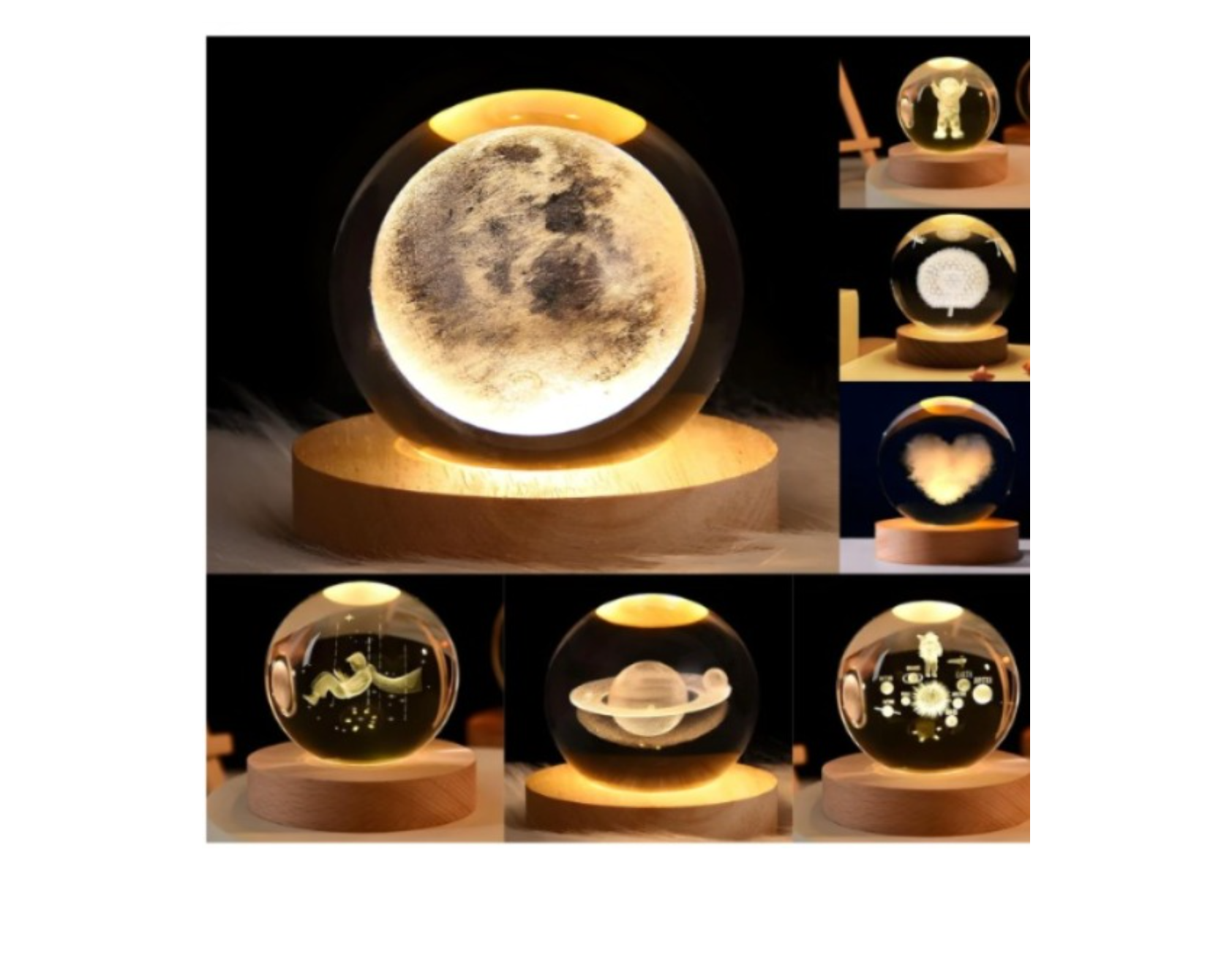 3D Crystal Ball, MULTY DESINE