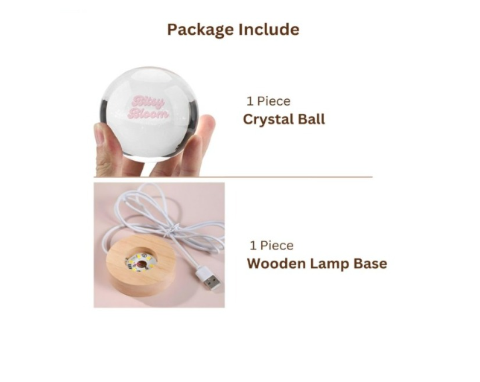 3D Crystal Ball, MULTY DESINE